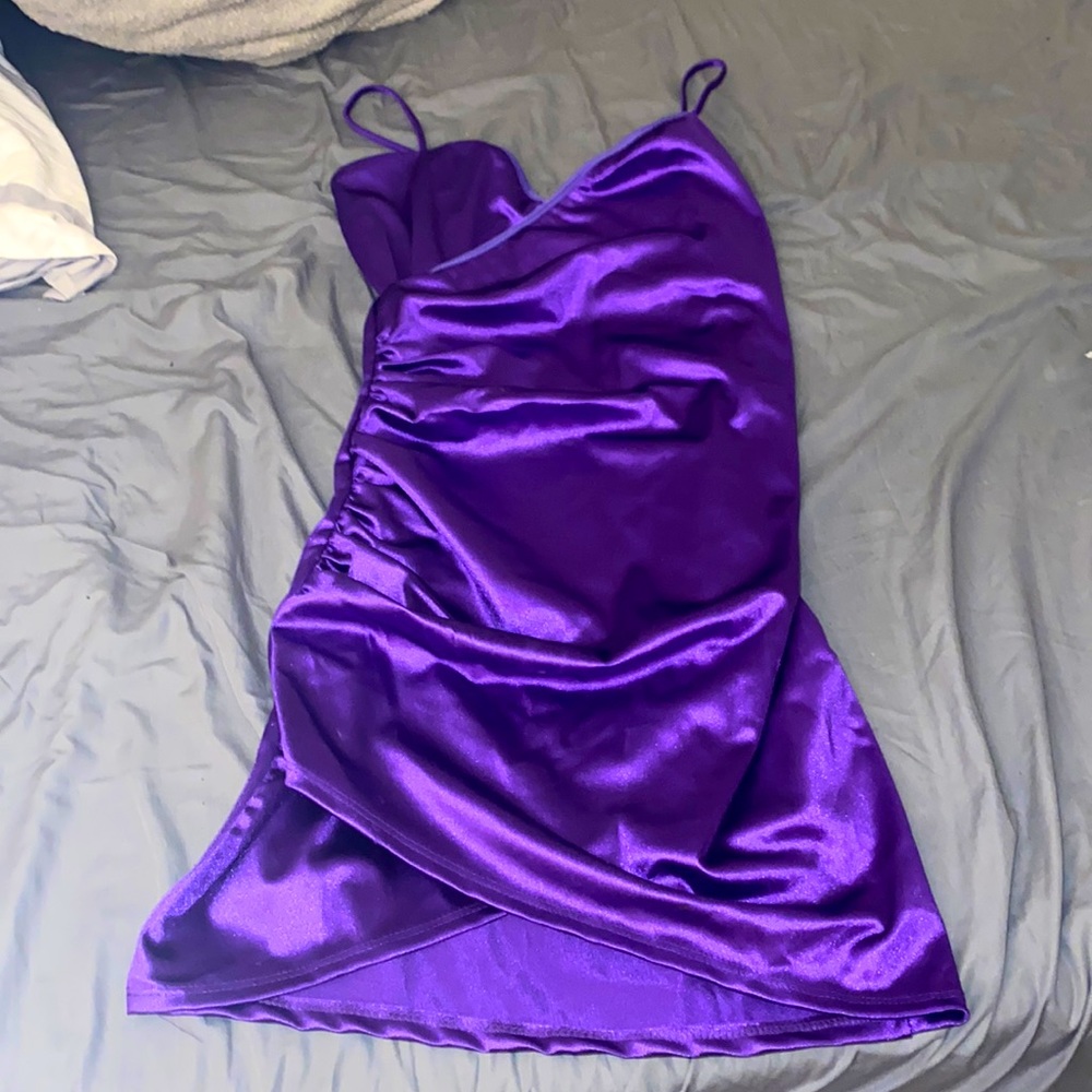 Silk Purple Dress